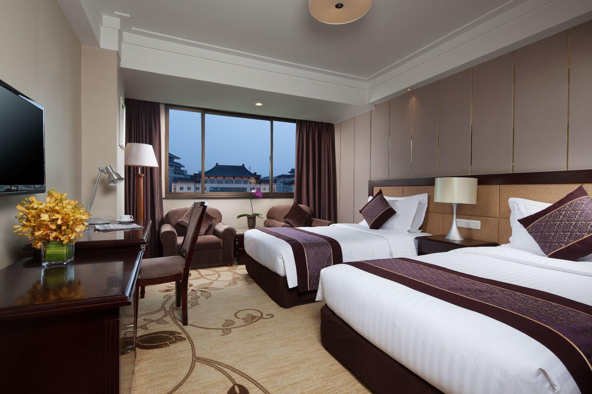 Jin Jiang West Capital International Hotel The Bell And Drum Tower Muslim Quarter & Metro Line 6 & Indoor Swimming Pool & Self-Service Free Laundry Room Xi'an  Buitenkant foto