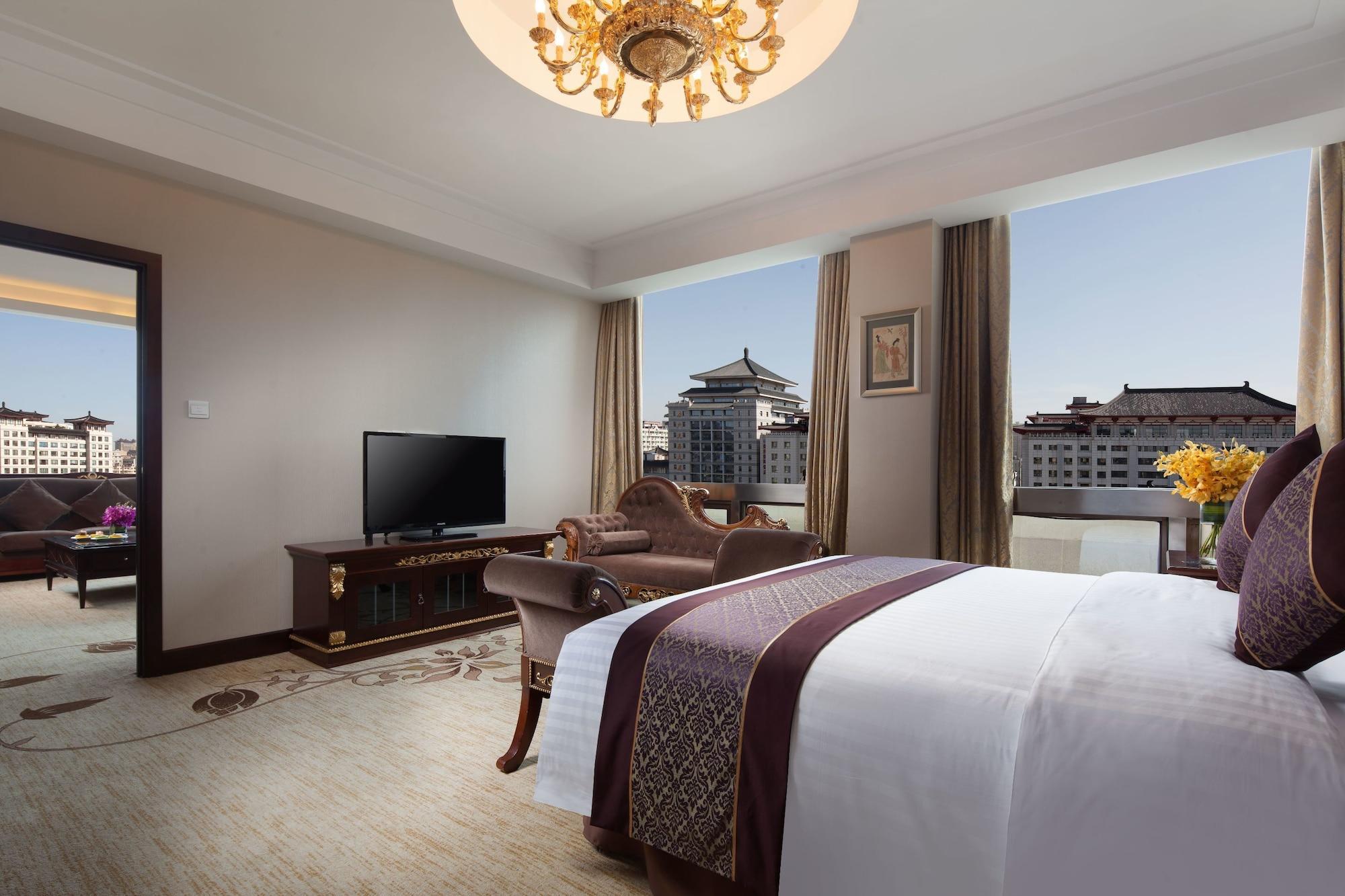 Jin Jiang West Capital International Hotel The Bell And Drum Tower Muslim Quarter & Metro Line 6 & Indoor Swimming Pool & Self-Service Free Laundry Room Xi'an  Buitenkant foto