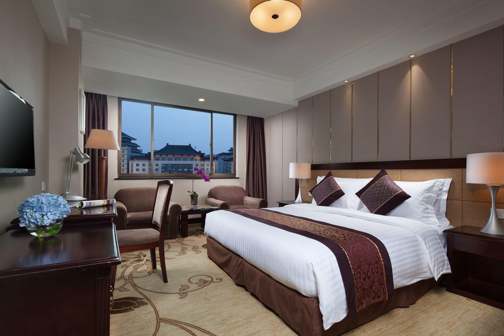 Jin Jiang West Capital International Hotel The Bell And Drum Tower Muslim Quarter & Metro Line 6 & Indoor Swimming Pool & Self-Service Free Laundry Room Xi'an  Buitenkant foto