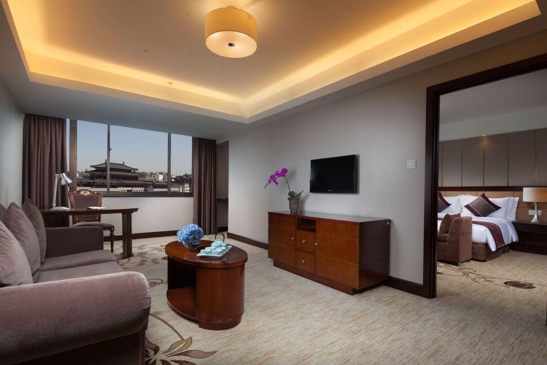 Jin Jiang West Capital International Hotel The Bell And Drum Tower Muslim Quarter & Metro Line 6 & Indoor Swimming Pool & Self-Service Free Laundry Room Xi'an  Buitenkant foto