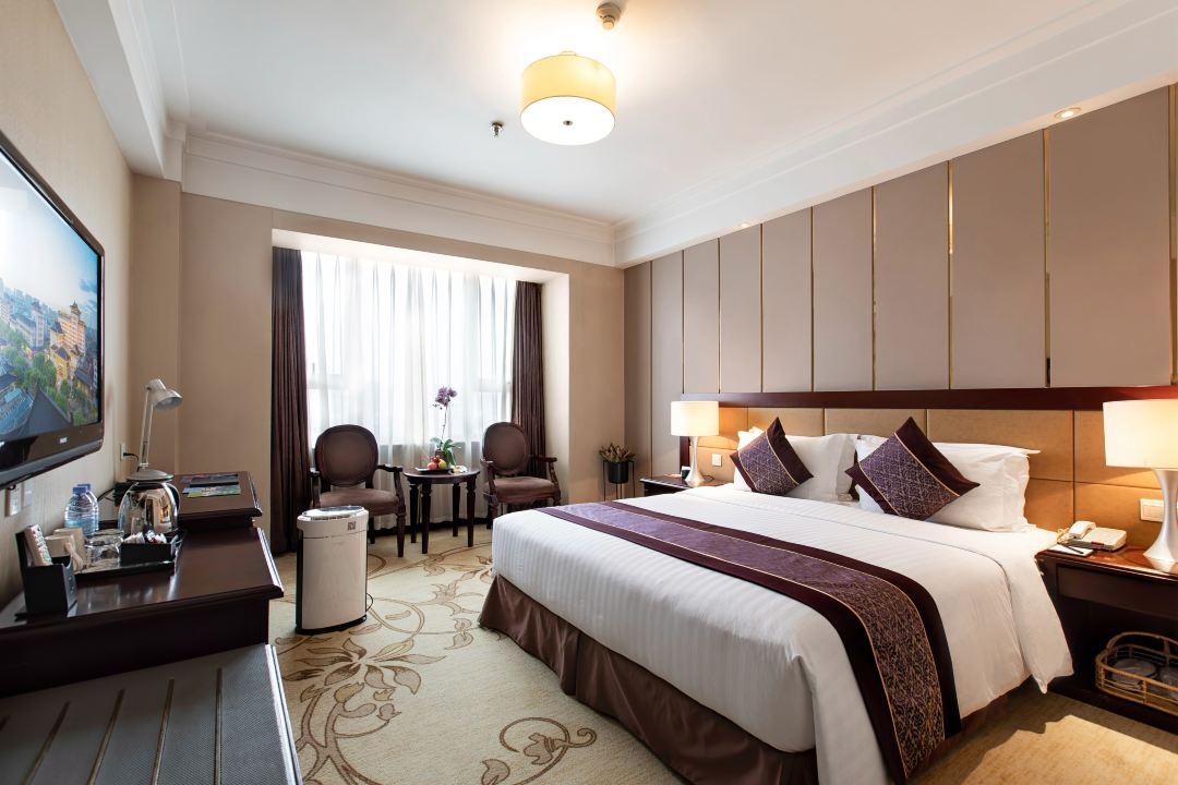 Jin Jiang West Capital International Hotel The Bell And Drum Tower Muslim Quarter & Metro Line 6 & Indoor Swimming Pool & Self-Service Free Laundry Room Xi'an  Buitenkant foto